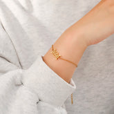Triple Moon Goddess Witch Bracelet Pentagram